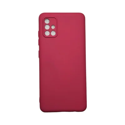 Capa Samsung A51 Silicone Aveludada Protege Câmera Colorida Capinha Anti Impacto A51:bordo