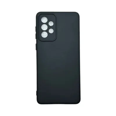 Capa Samsung A73 5g Silicone Aveludada Protege Câmera Colorida Capinha Anti Impacto A73 5g:preto