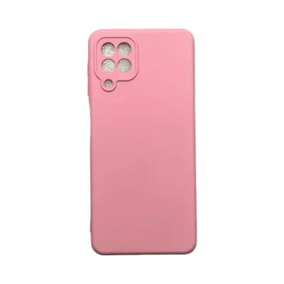 Capa Samsung A22 4g / M22 / M32 Silicone Aveludada Protege Câmera Colorida Capinha Anti Impacto A22 4g / M22 / M32:rosa