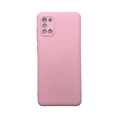 Capa Samsung A31 Silicone Aveludada Protege Câmera Colorida Capinha Anti Impacto A31:rosa 05