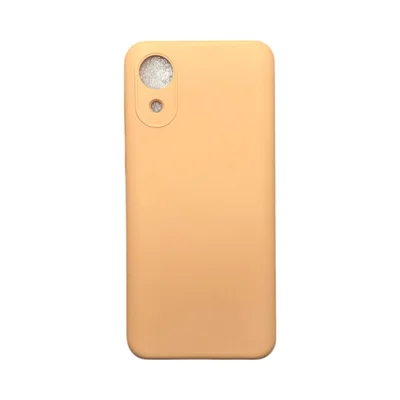 Capa Samsung A03 Core Silicone Aveludada Protege Câmera Colorida Capinha Anti Impacto A03 Core:nude