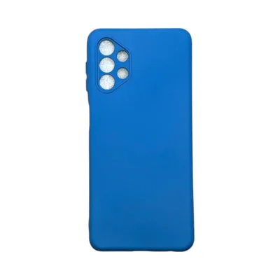 Capa Samsung A32 5g Silicone Aveludada Protege Câmera Colorida Capinha Anti Impacto A32 5g:azul