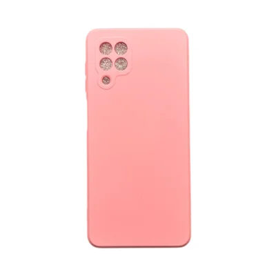 Capa Samsung A22 4g / M22 / M32 Silicone Aveludada Protege Câmera Colorida Capinha Anti Impacto A22 4g / M22 / M32:rosa
