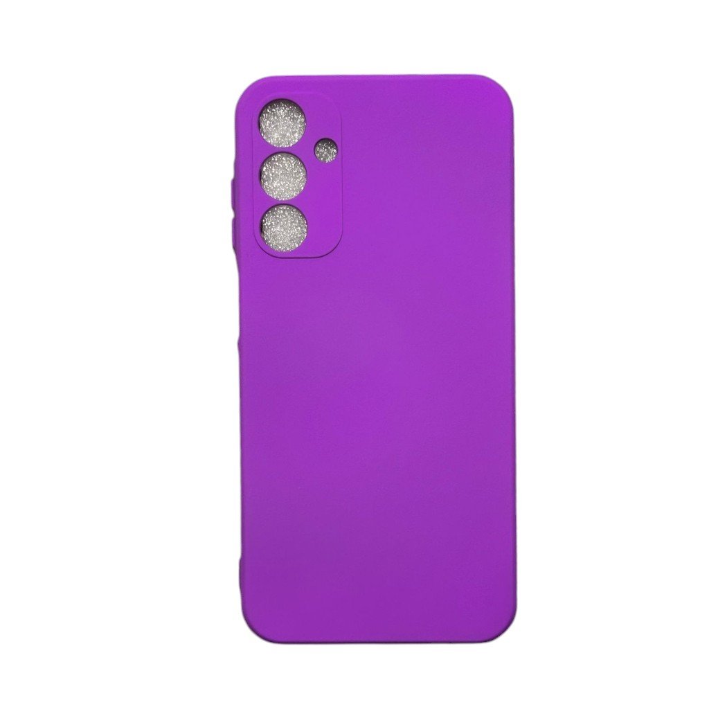 Capa Samsung A15 Silicone Aveludada Protege Câmera Colorida Capinha Anti Impacto Cor:roxo 02