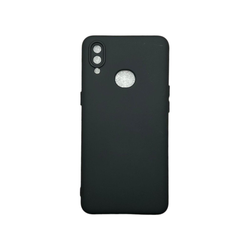 Capa Samsung A10s / A10 S Silicone Aveludada Protege Câmera Colorida Capinha Anti Impacto A10s:preto