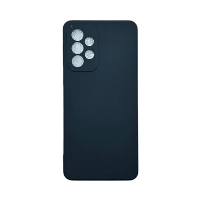 Capa Samsung A33 5g Silicone Aveludada Protege Câmera Colorida Capinha Anti Impacto A33:preto