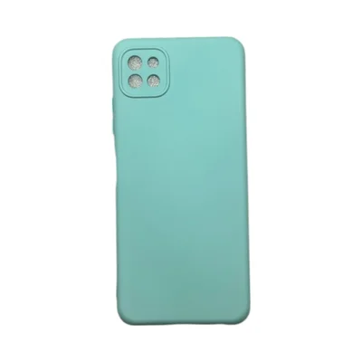 Capa Samsung A22 5g Silicone Aveludada Protege Câmera Colorida Capinha Anti Impacto A22 5g:turquesa