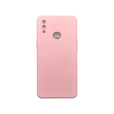 Capa Samsung A10s / A10 S Silicone Aveludada Protege Câmera Colorida Capinha Anti Impacto A10s:rosa 01