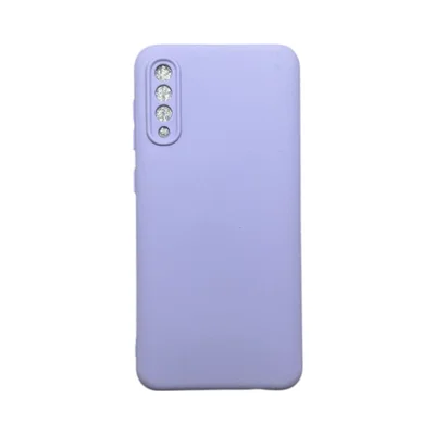 Capa Samsung A30s / A50 / A50s Silicone Aveludada Protege Câmera Colorida Capinha Anti Impacto A30s:lilas