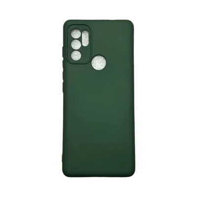 Capa Moto G60s Silicone Aveludada Protege Câmera Colorida Capinha Anti Impacto Moto G60s:verde Escuro