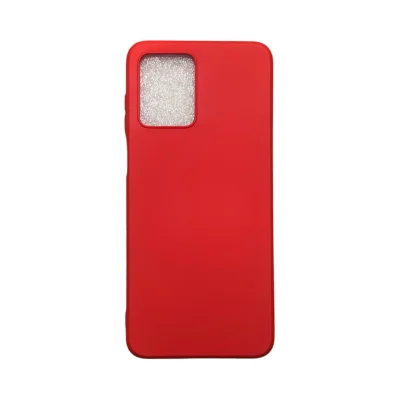 Capa Moto G53 Silicone Aveludada Protege Câmera Colorida Capinha Anti Impacto Moto G53:vermelho
