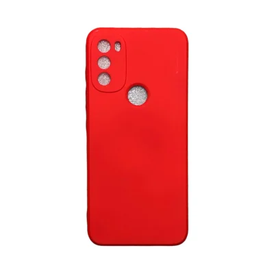 Capa Moto G71 5g Silicone Aveludada Protege Câmera Colorida Capinha Anti Impacto Moto G71 5g:vermelho 01