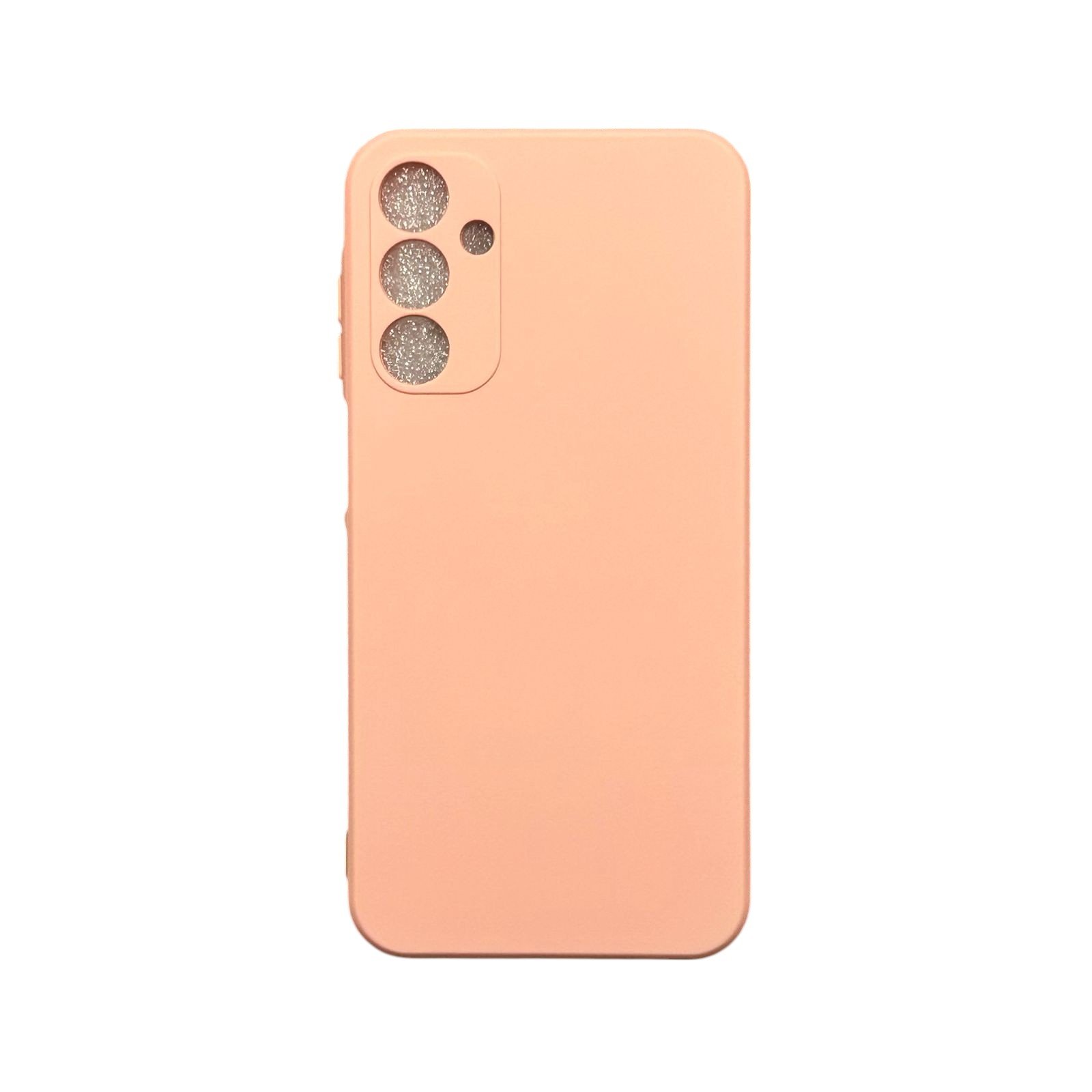 Capa Samsung  A15 Silicone Aveludada Protege Câmera Colorida Capinha Anti Impacto Cor:nude