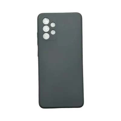 Capa Samsung A32 4g Silicone Aveludada Protege Câmera Colorida Capinha Anti Impacto A32 4g:cinza 01