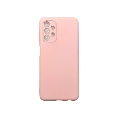 Capa Samsung A13 4g Silicone Aveludada Protege Câmera Colorida Capinha Anti Impacto A13 4g:rosa 01