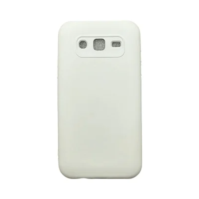Capa Samsung J5 (normal) Silicone Aveludada Protege Câmera Colorida Capinha Anti Impacto J5 (normal):branco