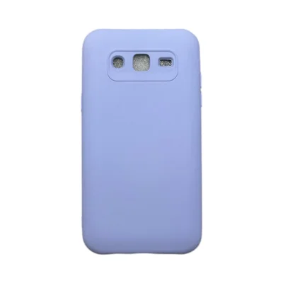 Capa Samsung J5 (normal) Silicone Aveludada Protege Câmera Colorida Capinha Anti Impacto J5 (normal):lilás