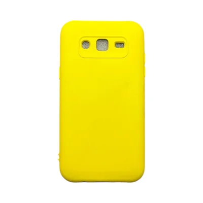Capa Samsung J5 (normal) Silicone Aveludada Protege Câmera Colorida Capinha Anti Impacto J5 (normal):amarelo