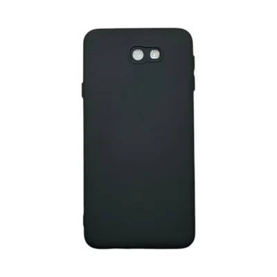 Capa Samsung J7 Prime Silicone Aveludada Protege Câmera Colorida Capinha Anti Impacto J7 Prime:preto