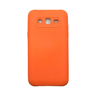 Capa Samsung J5 (normal) Silicone Aveludada Protege Câmera Colorida Capinha Anti Impacto J5 (normal):laranja