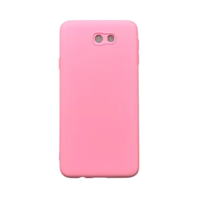 Capa Samsung J7 Prime Silicone Aveludada Protege Câmera Colorida Capinha Anti Impacto J7 Prime:rosa Bebê