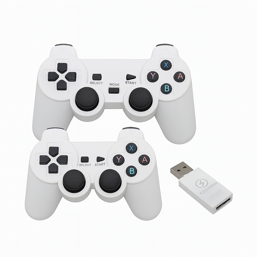 Game Retrô Com 25.000 Jogos + 2 Controles Sem Fio | Plug & Play Via Usb