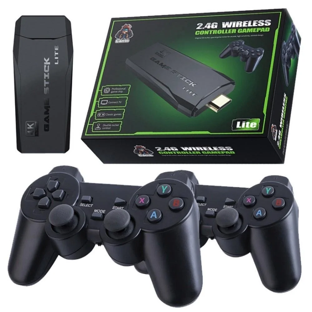 Imagem 3 de 5 do produto Console Retrô HDMI com 2 Controles e 20.000 Jogos Inclusos