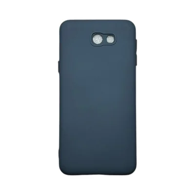 Capa Samsung J5 Prime Silicone Aveludada Protege Câmera Colorida Capinha Anti Impacto J5 Prime:cinza Escuro