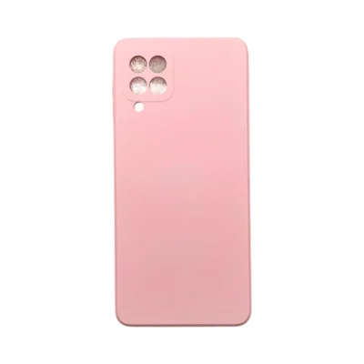 Capa Samsung M62 Silicone Aveludada Protege Câmera Colorida Capinha Anti Impacto M62:rosa 01