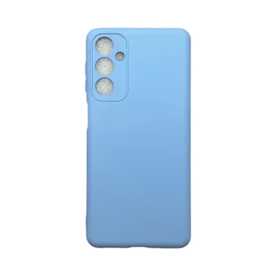 Capa Samsung M54 5g Silicone Aveludada Protege Câmera Colorida Capinha Anti Impacto M54 5g:azul Bebê
