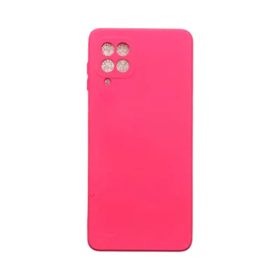 Capa Samsung M62 Silicone Aveludada Protege Câmera Colorida Capinha Anti Impacto M62:rosa