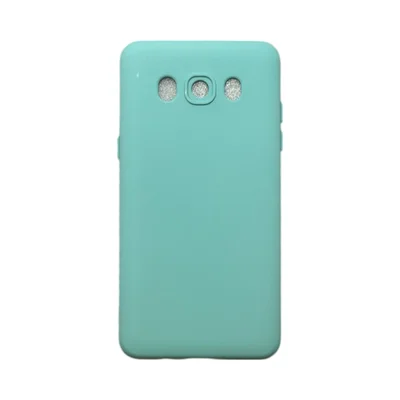 Capa Samsung J5 Metal ( J5 2016 )  Silicone Aveludada Protege Câmera Colorida Capinha Anti Impacto J510:turquesa