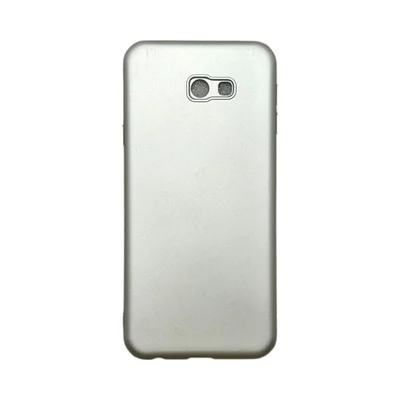 Capa Samsung J4 Plus / J4 Core Silicone Aveludada Protege Câmera Colorida Capinha Anti Impacto J4 Plus / Core:prata