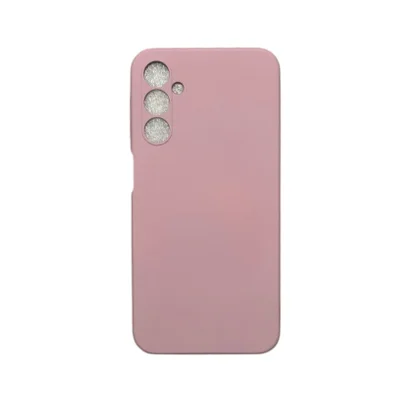 Capa Samsung A24 Silicone Aveludada Protege Câmera Colorida Capinha Anti Impacto Cor:rosa Malva
