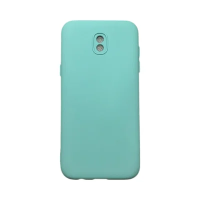 Capa Samsung J5 Pro Silicone Aveludada Protege Câmera Colorida Capinha Anti Impacto J5 Pro:turquesa