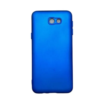 Capa Samsung J5 Prime Silicone Aveludada Protege Câmera Colorida Capinha Anti Impacto J5 Prime:azul Metálico