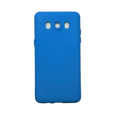 Capa Samsung J5 Metal ( J5 2016 )  Silicone Aveludada Protege Câmera Colorida Capinha Anti Impacto J510:azul