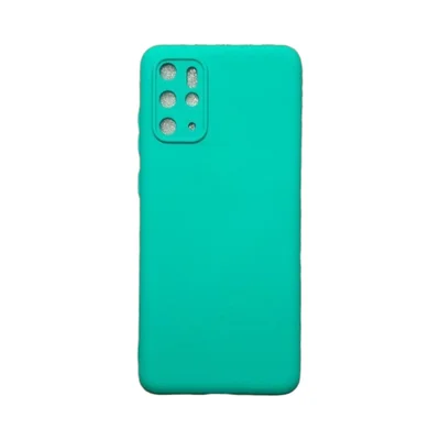 Capa Samsung S20 Plus Silicone Aveludada Protege Câmera Colorida Capinha Anti Impacto S20 Plus:verde Água