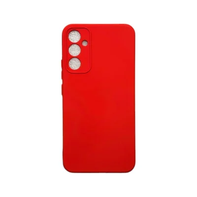 Capa Samsung A34 Silicone Aveludada Protege Câmera Colorida Capinha Anti Impacto Cor:vermelho