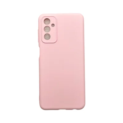 Capa Samsung M13 4g Silicone Aveludada Protege Câmera Colorida Capinha Anti Impacto M13:rosa Bebê