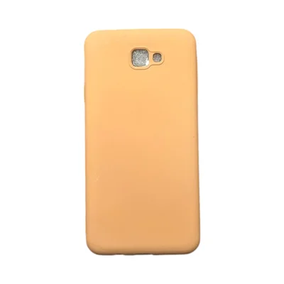 Capa Samsung J7 Prime Silicone Aveludada Protege Câmera Colorida Capinha Anti Impacto J7 Prime:nude