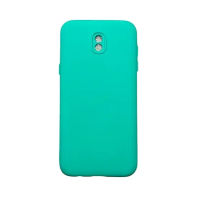 Capa Samsung J5 Pro Silicone Aveludada Protege Câmera Colorida Capinha Anti Impacto J5 Pro:verde Água