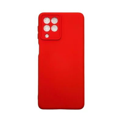 Capa Samsung M53 5g Silicone Aveludada Protege Câmera Colorida Capinha Anti Impacto M53 5g:vermelho