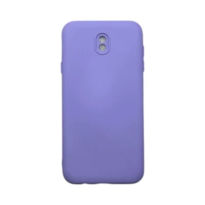 Capa Samsung J7 Pro Silicone Aveludada Protege Câmera Colorida Capinha Anti Impacto J7 Pro:roxo
