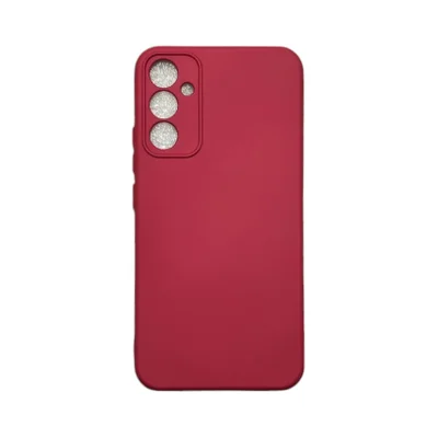 Capa Samsung A24 Silicone Aveludada Protege Câmera Colorida Capinha Anti Impacto Cor:bordo