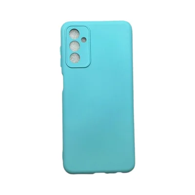 Capa Samsung M13 4g Silicone Aveludada Protege Câmera Colorida Capinha Anti Impacto M13:turquesa