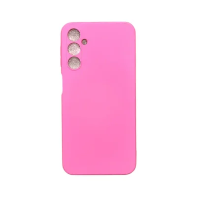 Capa Samsung A24 Silicone Aveludada Protege Câmera Colorida Capinha Anti Impacto Cor:rosa Bebê