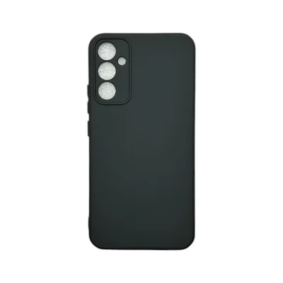 Capa Samsung A24 Silicone Aveludada Protege Câmera Colorida Capinha Anti Impacto Cor:preto
