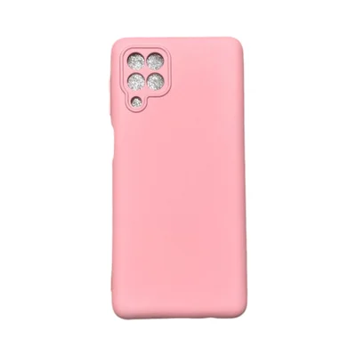 Capa Samsung M62 Silicone Aveludada Protege Câmera Colorida Capinha Anti Impacto M62:rosa 04