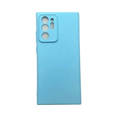 Capa Samsung Note 20 Plus / Note 20 Ultra Silicone Aveludada  Colorida Capinha Anti Impacto Note 20 Ultra / Plus:azul Be